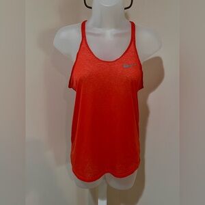 Nike DriFit Tank Top Keyhole Back Size XS Orange Gently Used Excellent Condition